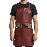 Bronze Steel Grip Woodworker Leather Apron