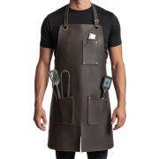 Bronze Axe Crisp BBQ Leather Apron