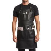 Amber Edge Steam Cooking Leather Apron
