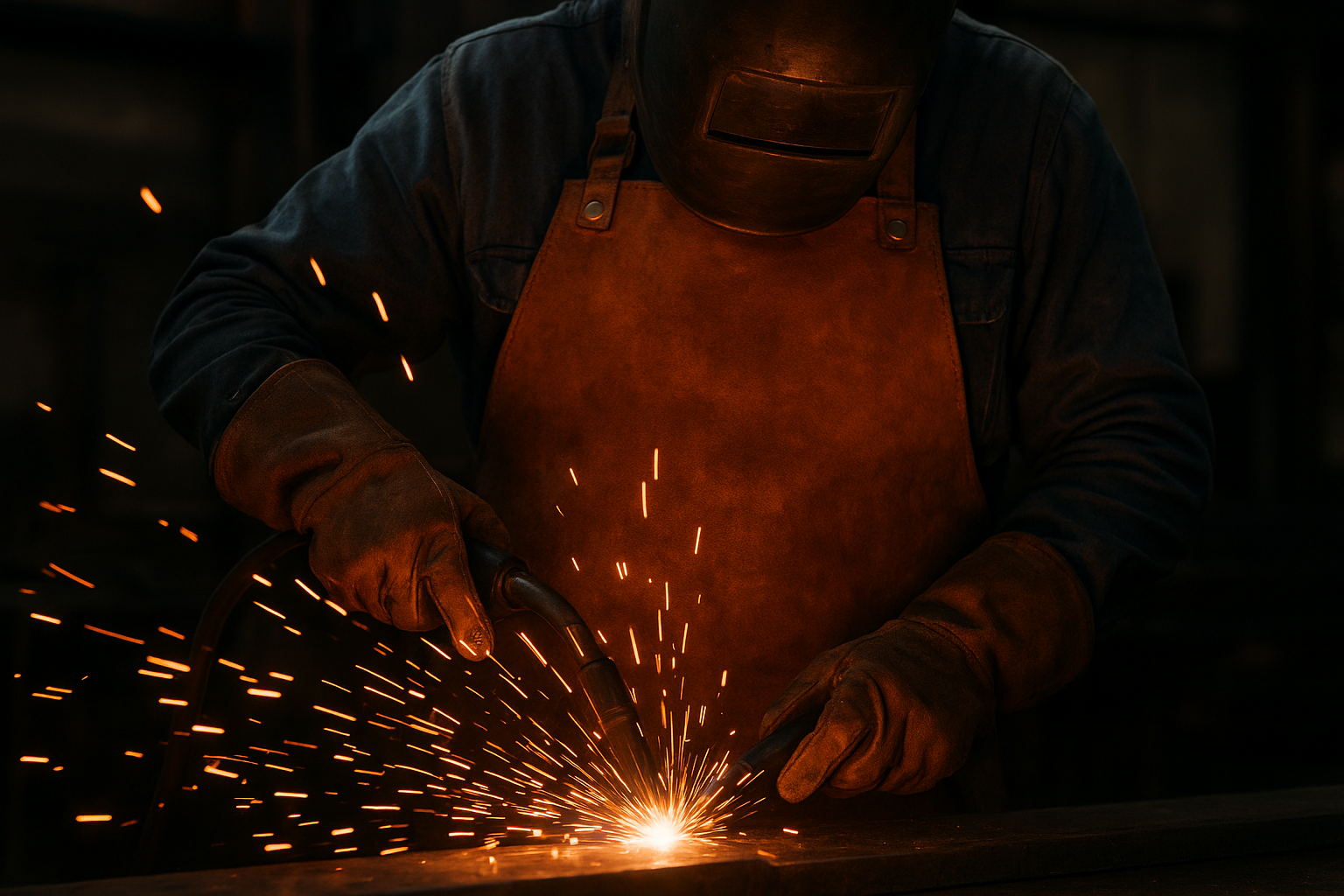 Leather Welding Aprons