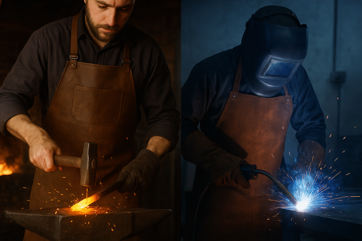 Blacksmith Apron vs Welding Apron