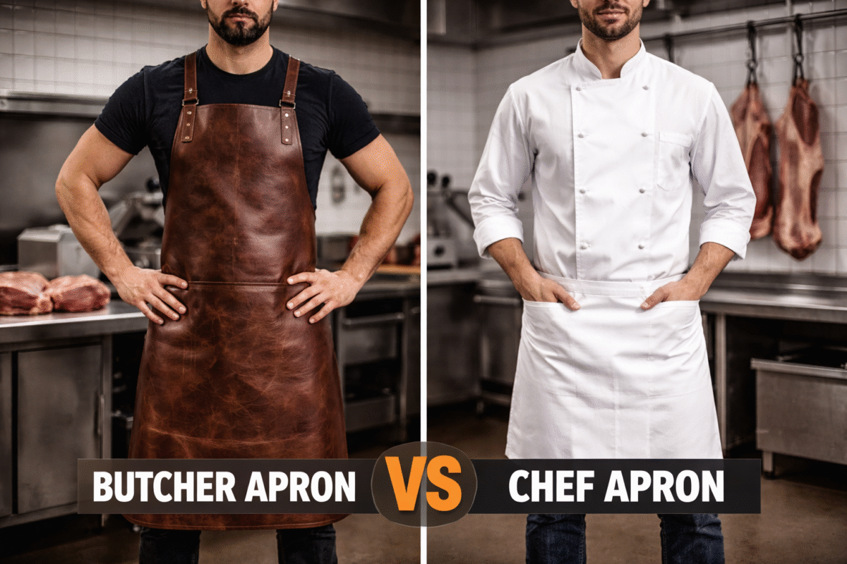 Butcher Apron vs Chef Apron