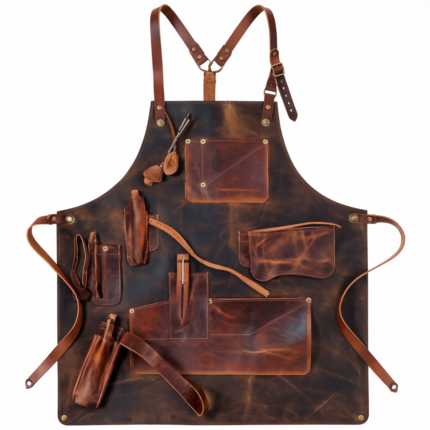 Mixology Elite Leather Bar Apron | Crafted for Professional Bartenders