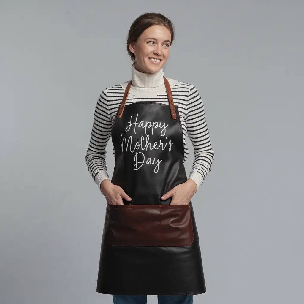 f1ed3d01-HeritageCraft-Happy-Mothers-Day-Black-Cowhide-Leather-Apron-with-Brown-Pocket-1.jpg