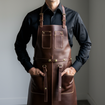 Legacy Forge Crazy Horse Leather Blacksmith Apron – Fire Resistant