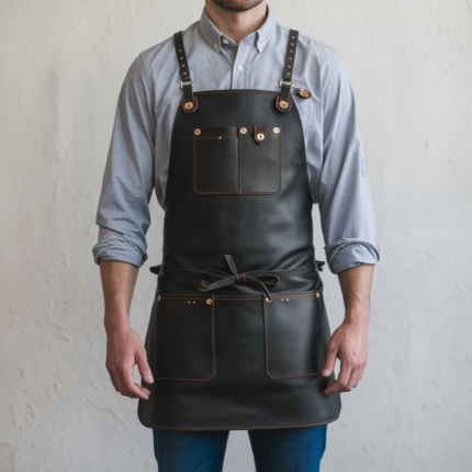 Noble Workman Black Blacksmith Leather Apron